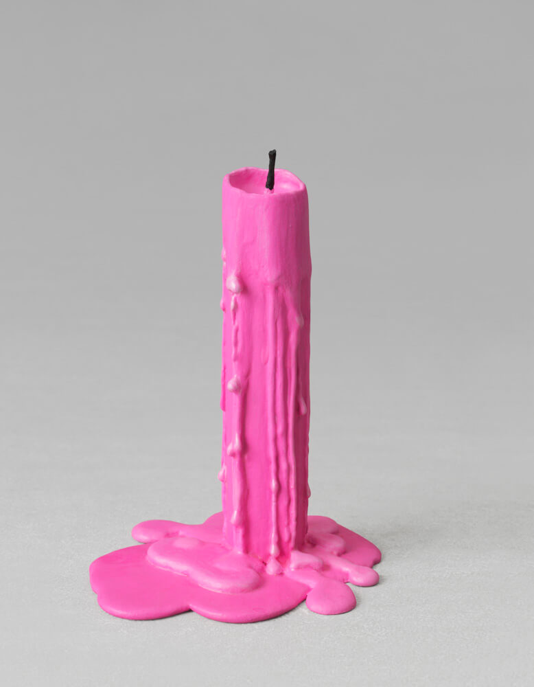 still.life. (bright pink candle) | UGO RONDINONE
