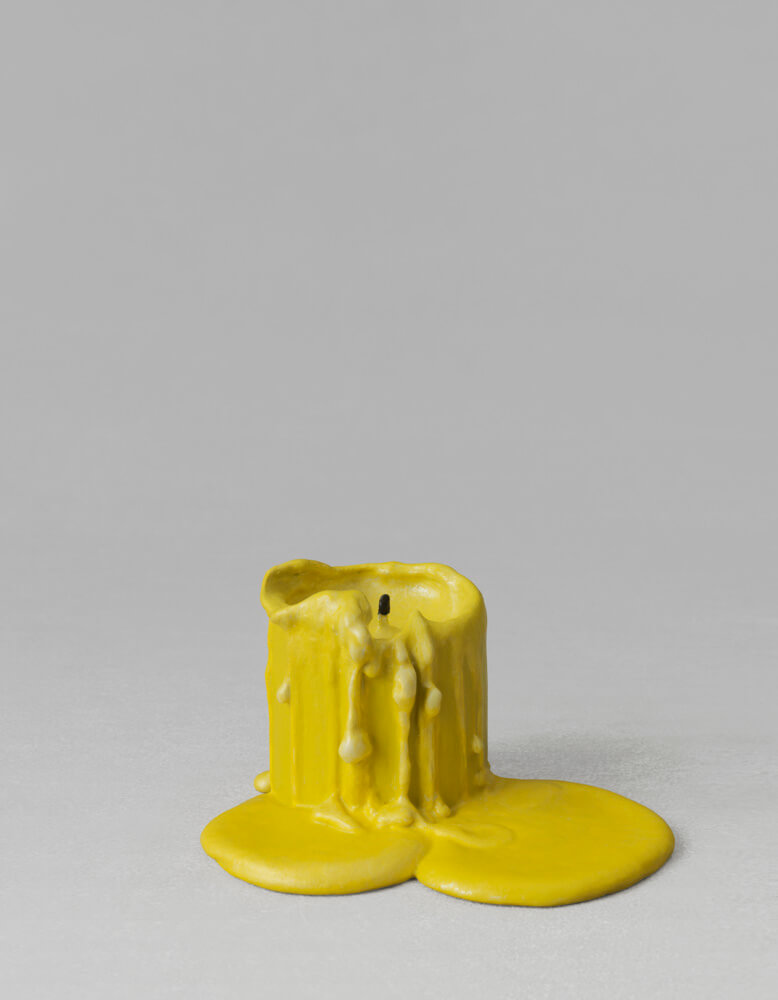 still.life. (mustard yellow candle) | UGO RONDINONE