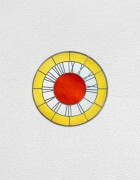 yellow white orange clock | UGO RONDINONE