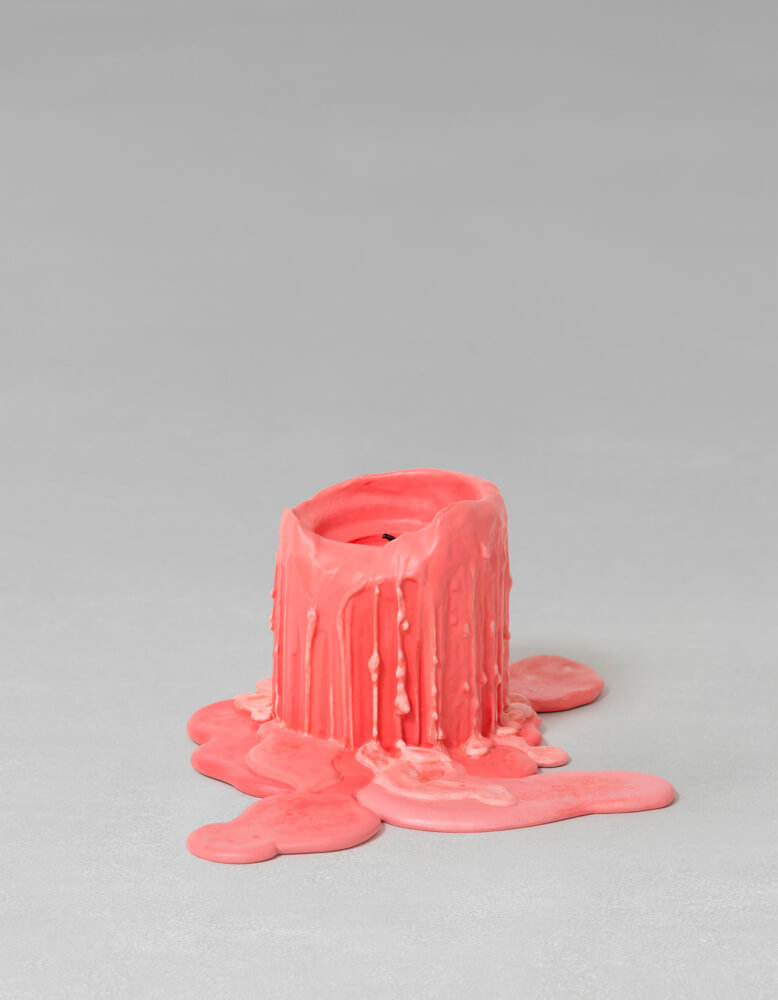 still.life. (fuchsia pink candle) | UGO RONDINONE