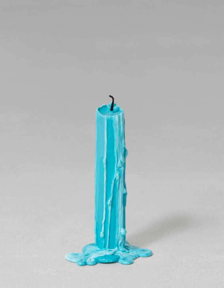 still.life. (fountain blue candle) | UGO RONDINONE