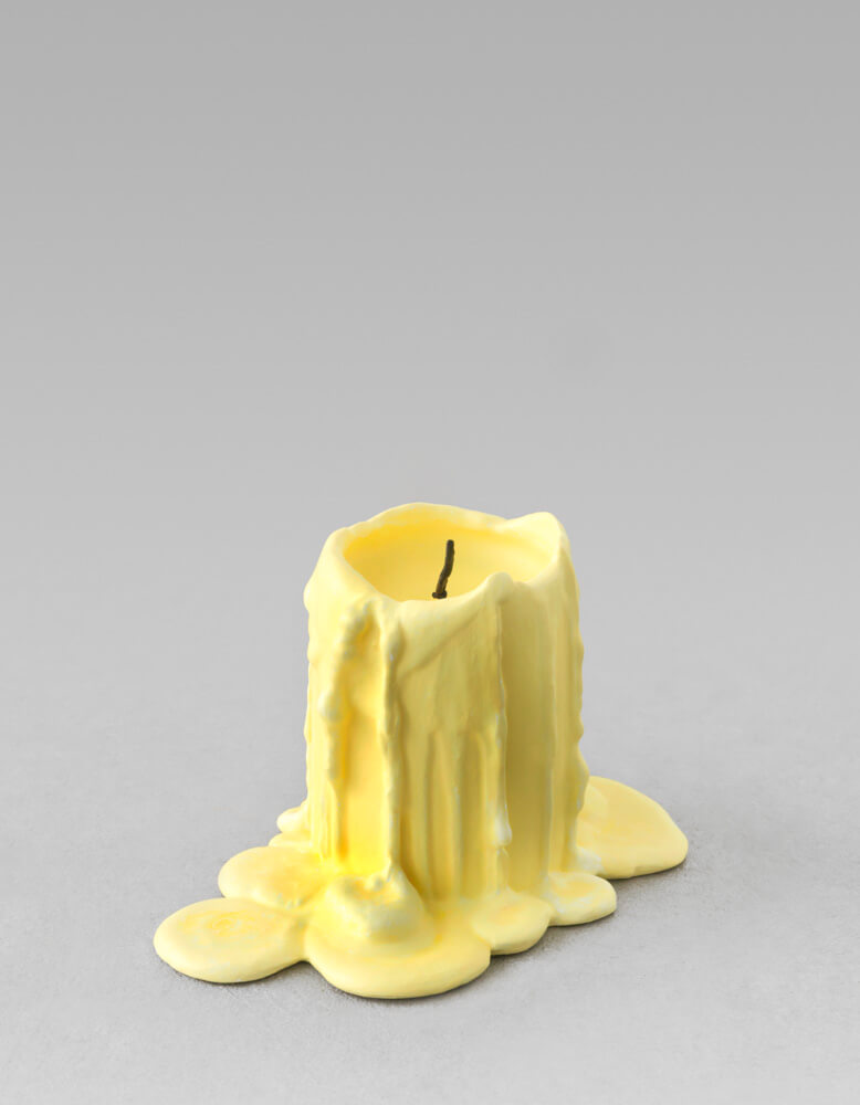 still.life. (straw yellow candle) | UGO RONDINONE