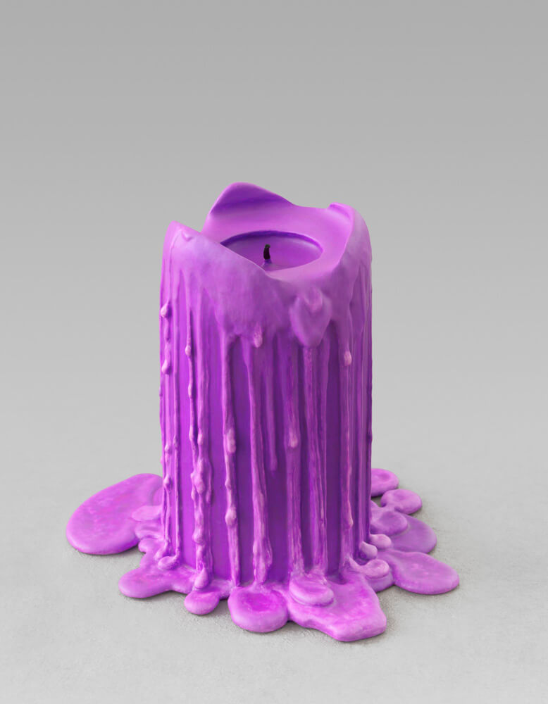 still.life. (violet candle) | UGO RONDINONE