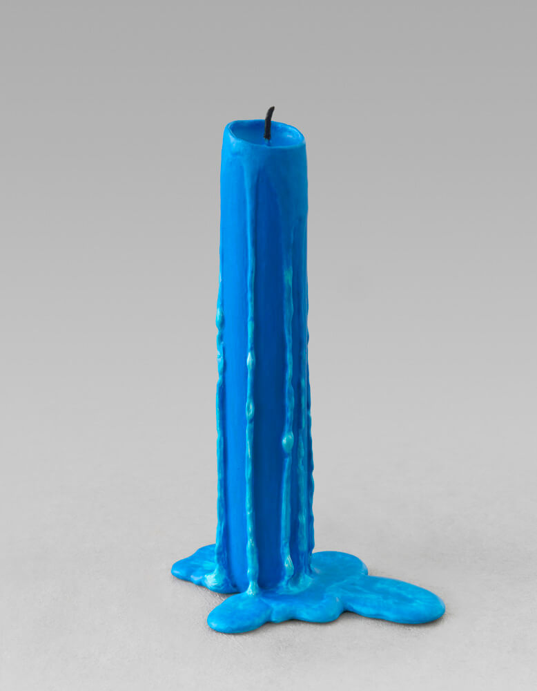 still.life. (persian blue candle) | UGO RONDINONE
