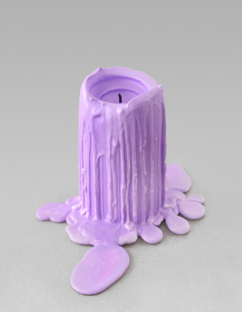 still.life. (pale violet candle) | UGO RONDINONE