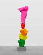 green yellow orange red pink mountain | UGO RONDINONE