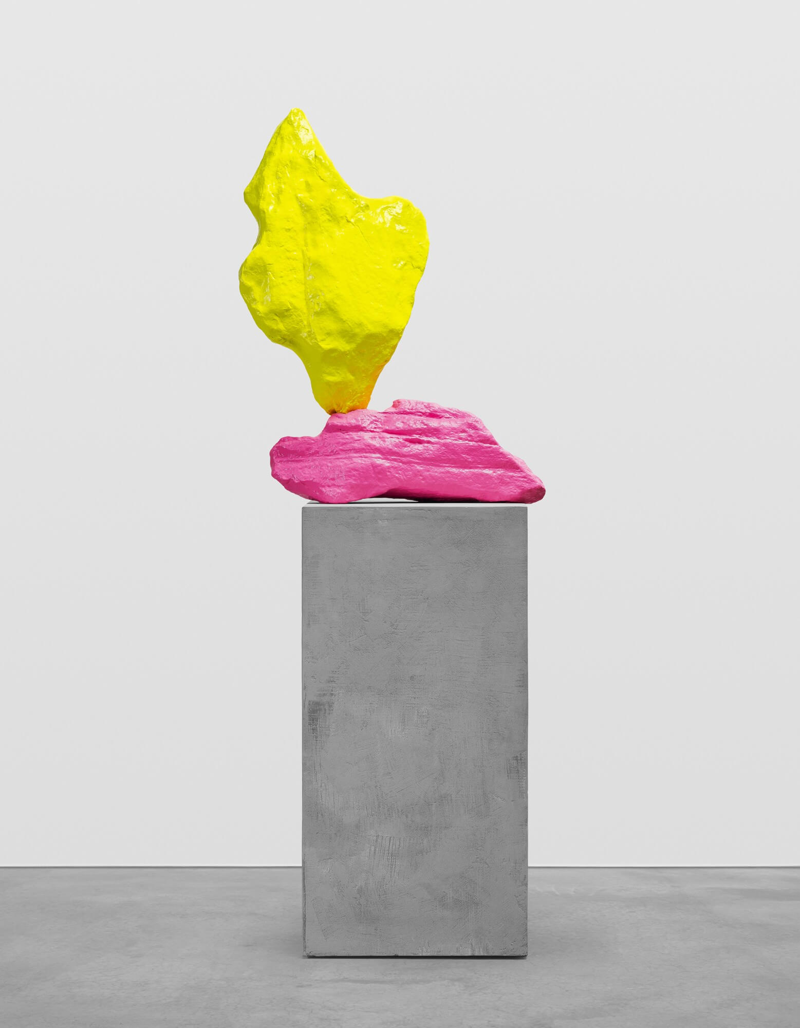 pink yellow mountain | UGO RONDINONE