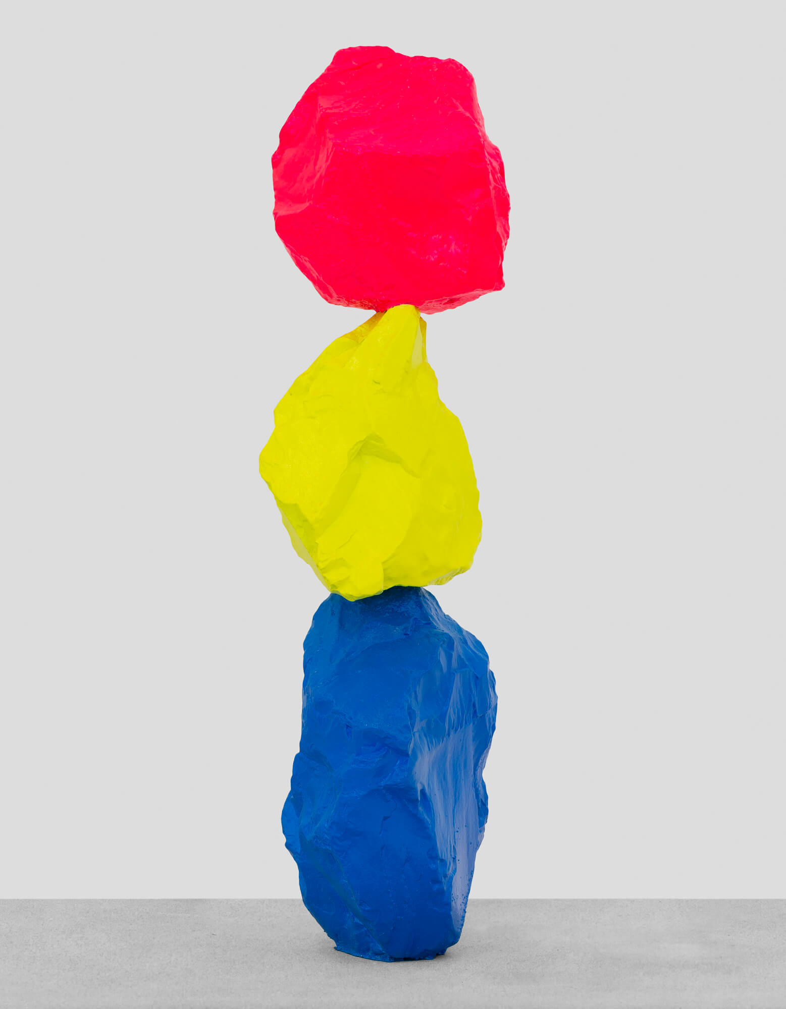 small blue yellow pink mountain | UGO RONDINONE