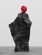 red black monk | UGO RONDINONE