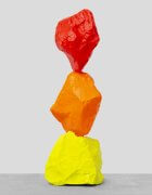 small yellow orange red mountain | UGO RONDINONE