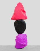 small violet black pink mountain | UGO RONDINONE