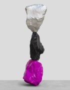 small violet black silver mountain | UGO RONDINONE