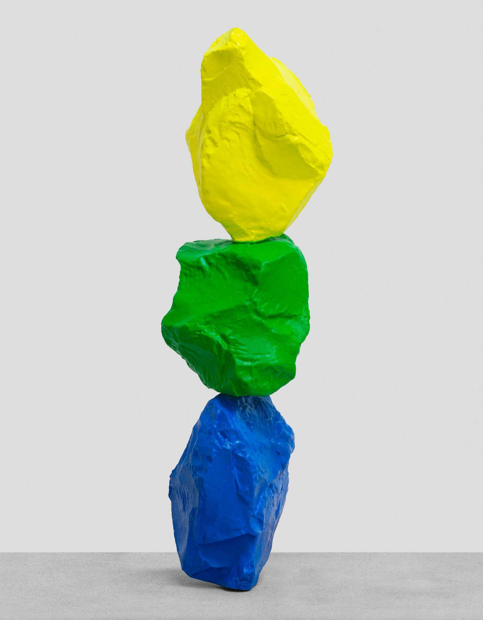 small blue green yellow mountain | UGO RONDINONE