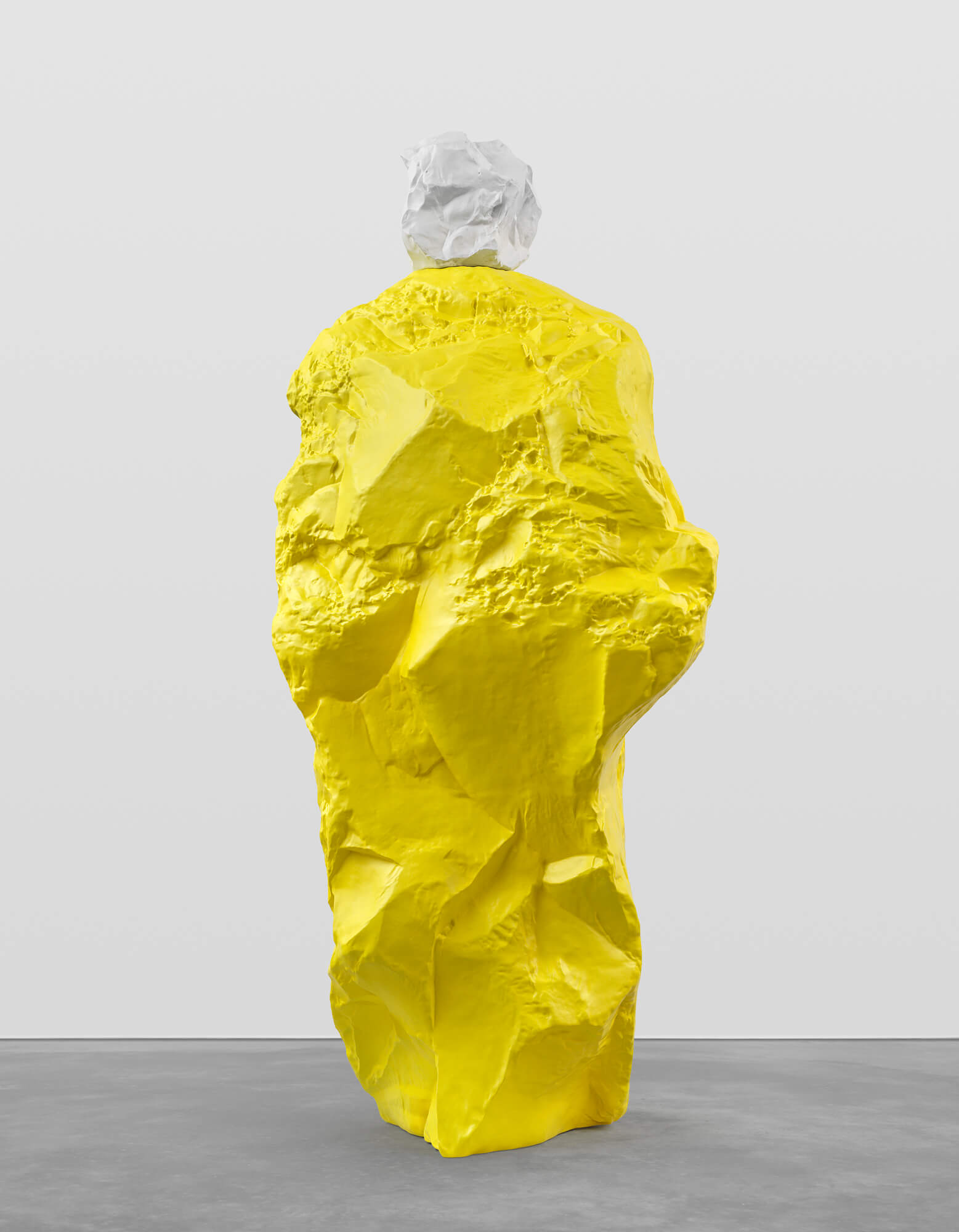 white yellow monk UGO RONDINONE