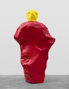 yellow red monk | UGO RONDINONE