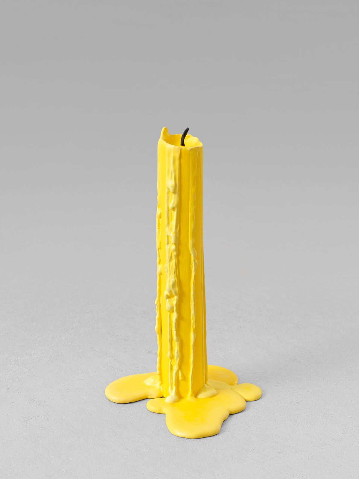 still life. (dandelion yellow candle) | UGO RONDINONE