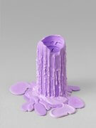 still life. (light violet candle) | UGO RONDINONE