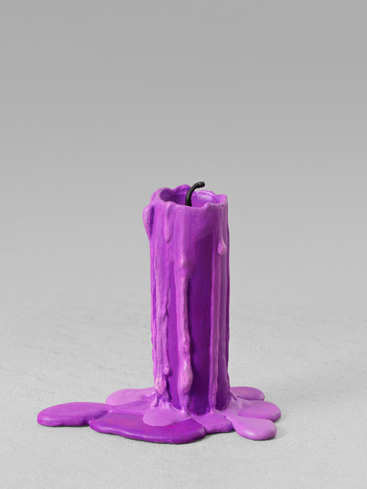 still life. (purple candle) | UGO RONDINONE