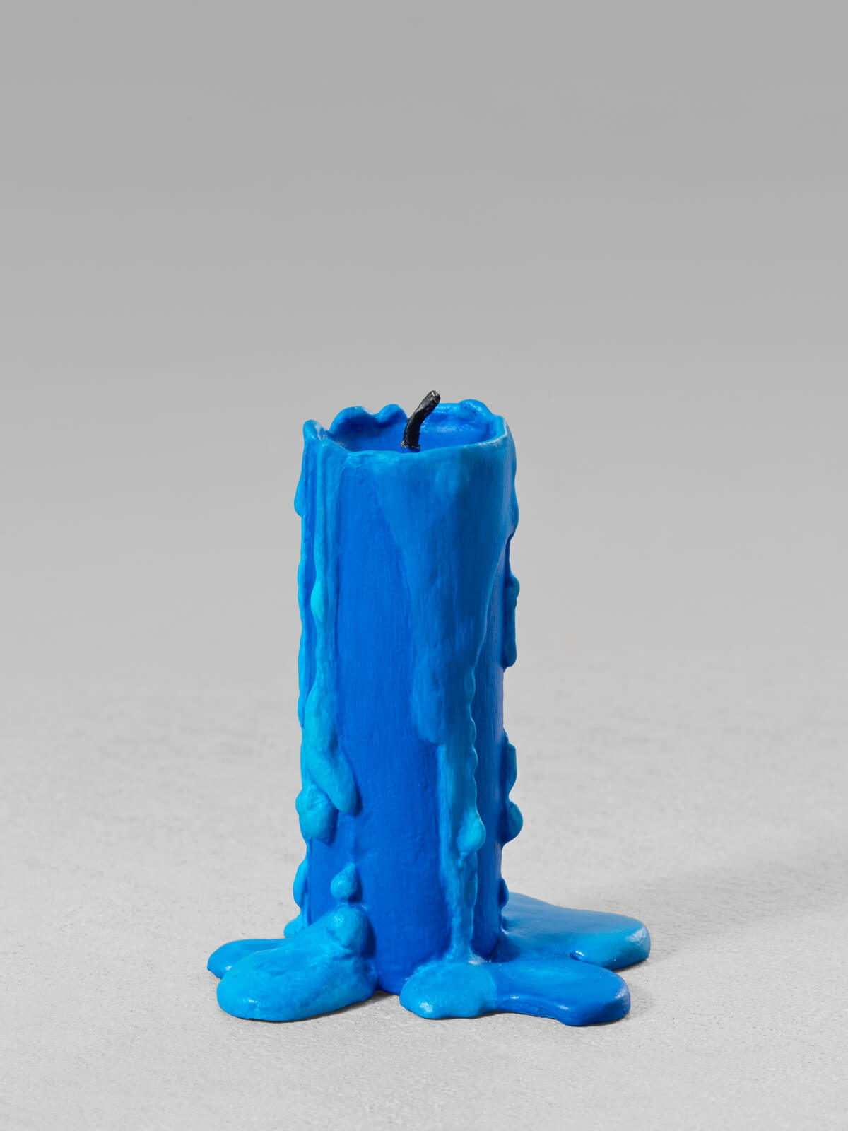still life. (sapphire blue candle) | UGO RONDINONE
