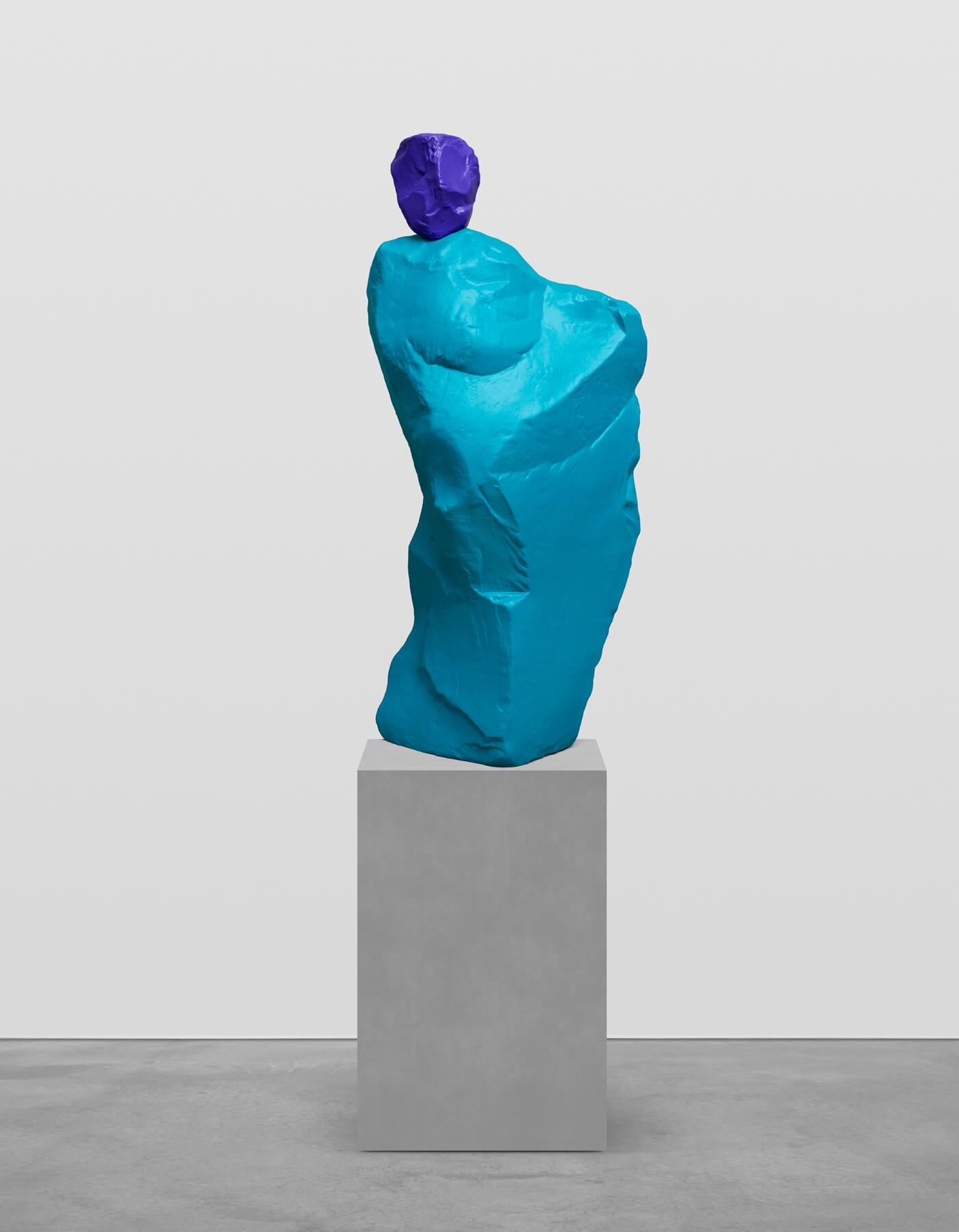 violet blue monk | UGO RONDINONE