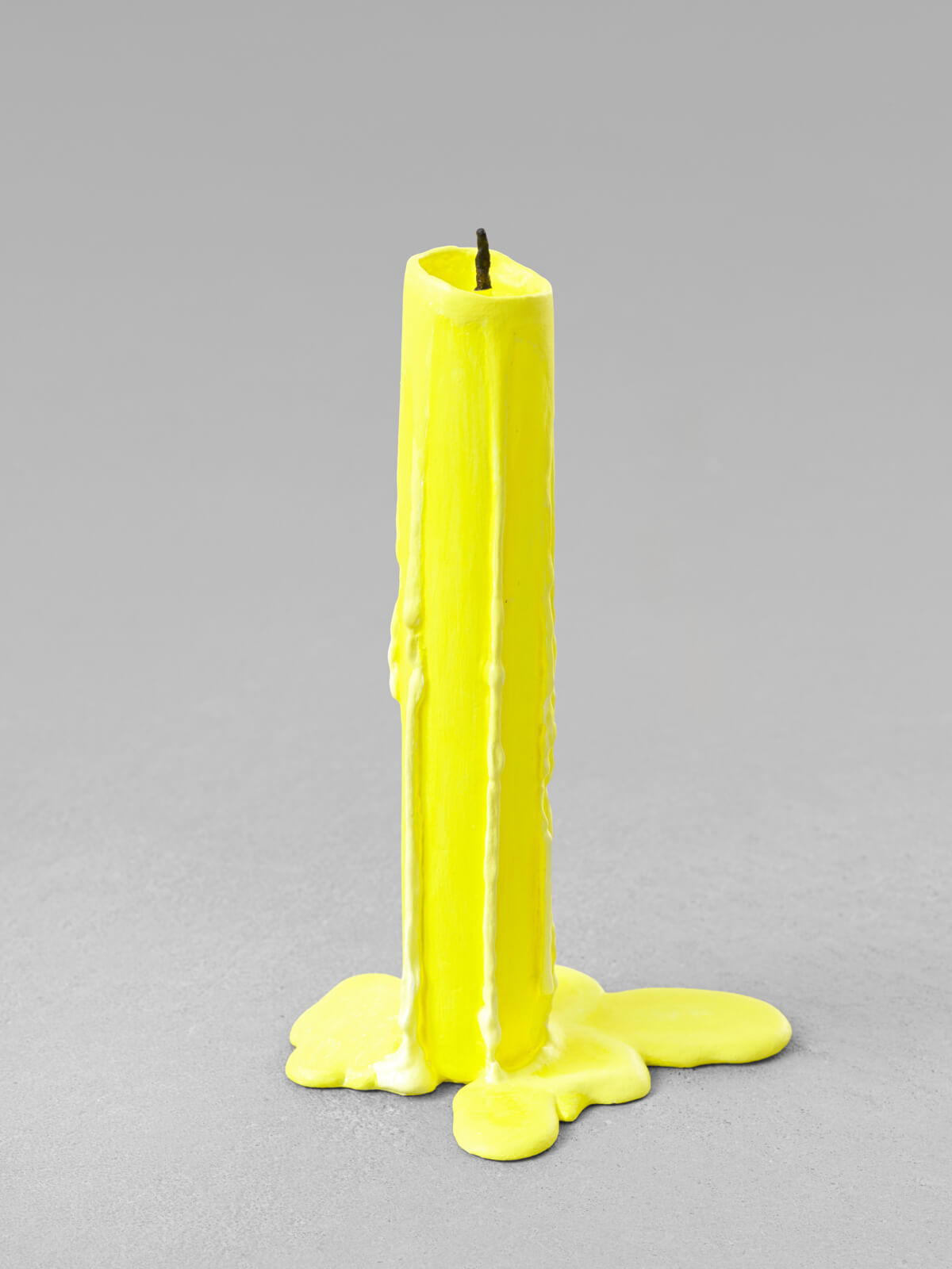 still.life. (canary yellow candle) | UGO RONDINONE