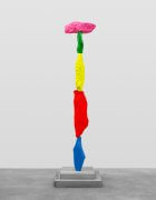 blue red yellow green pink mountain | UGO RONDINONE