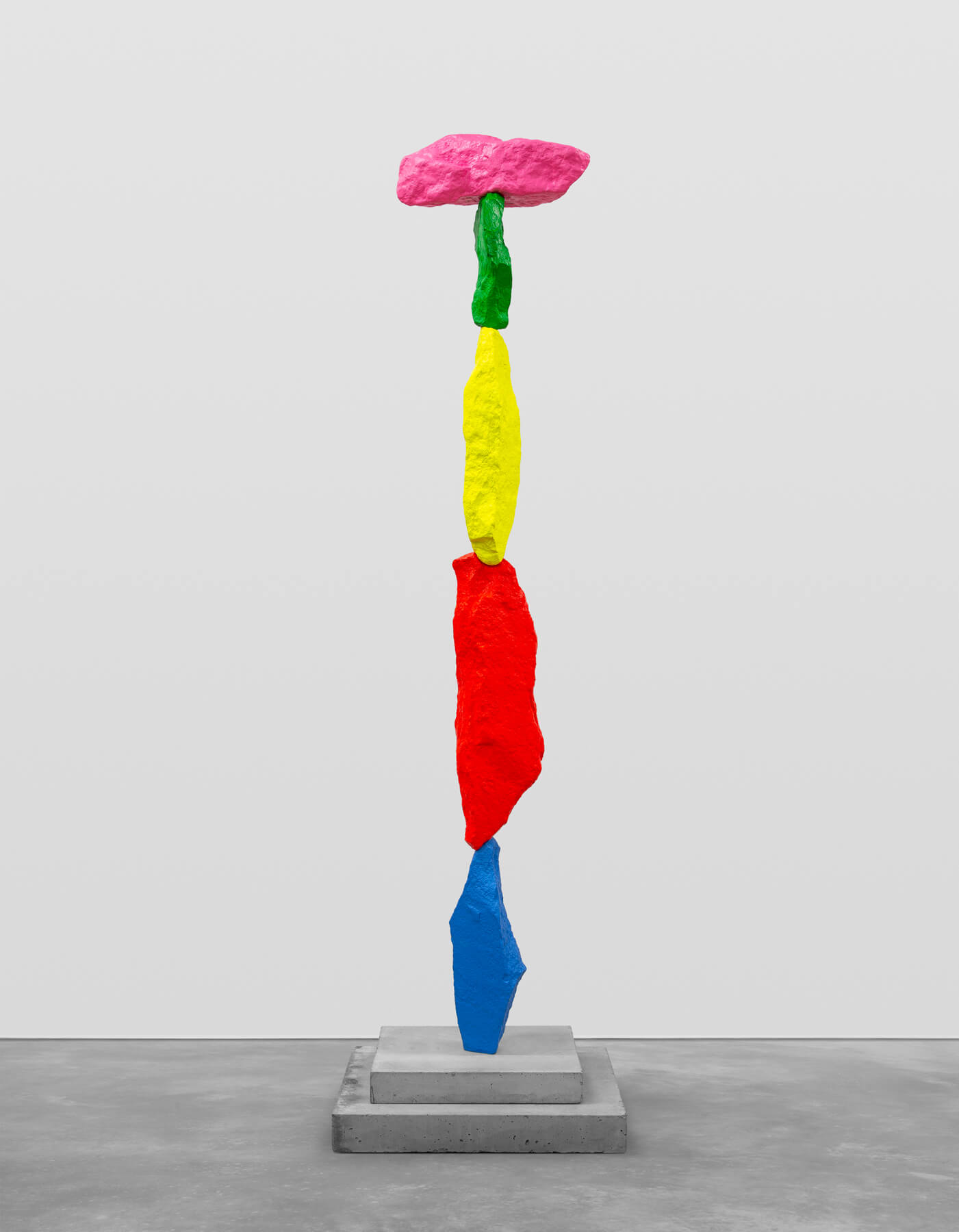 blue red yellow green pink mountain | UGO RONDINONE