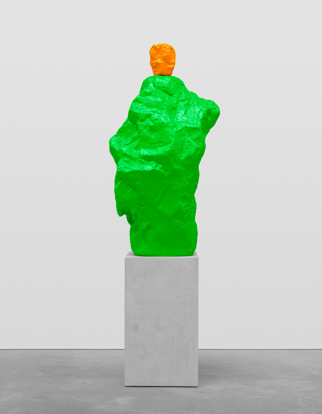 orange green monk | UGO RONDINONE