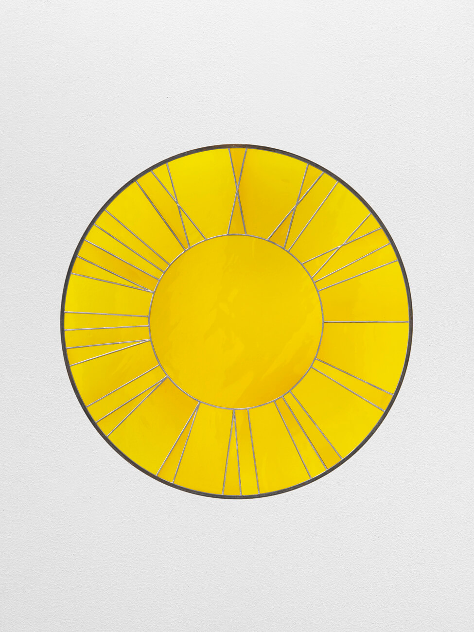 yellow clock | UGO RONDINONE