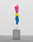 white blue yellow pink mountain | UGO RONDINONE