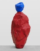 blue red monk | UGO RONDINONE