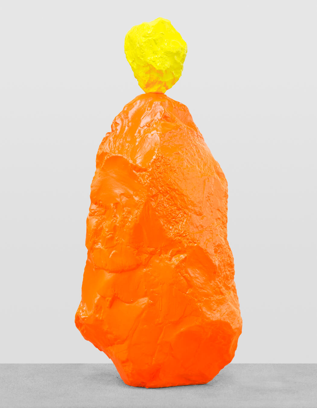 yellow orange monk | UGO RONDINONE