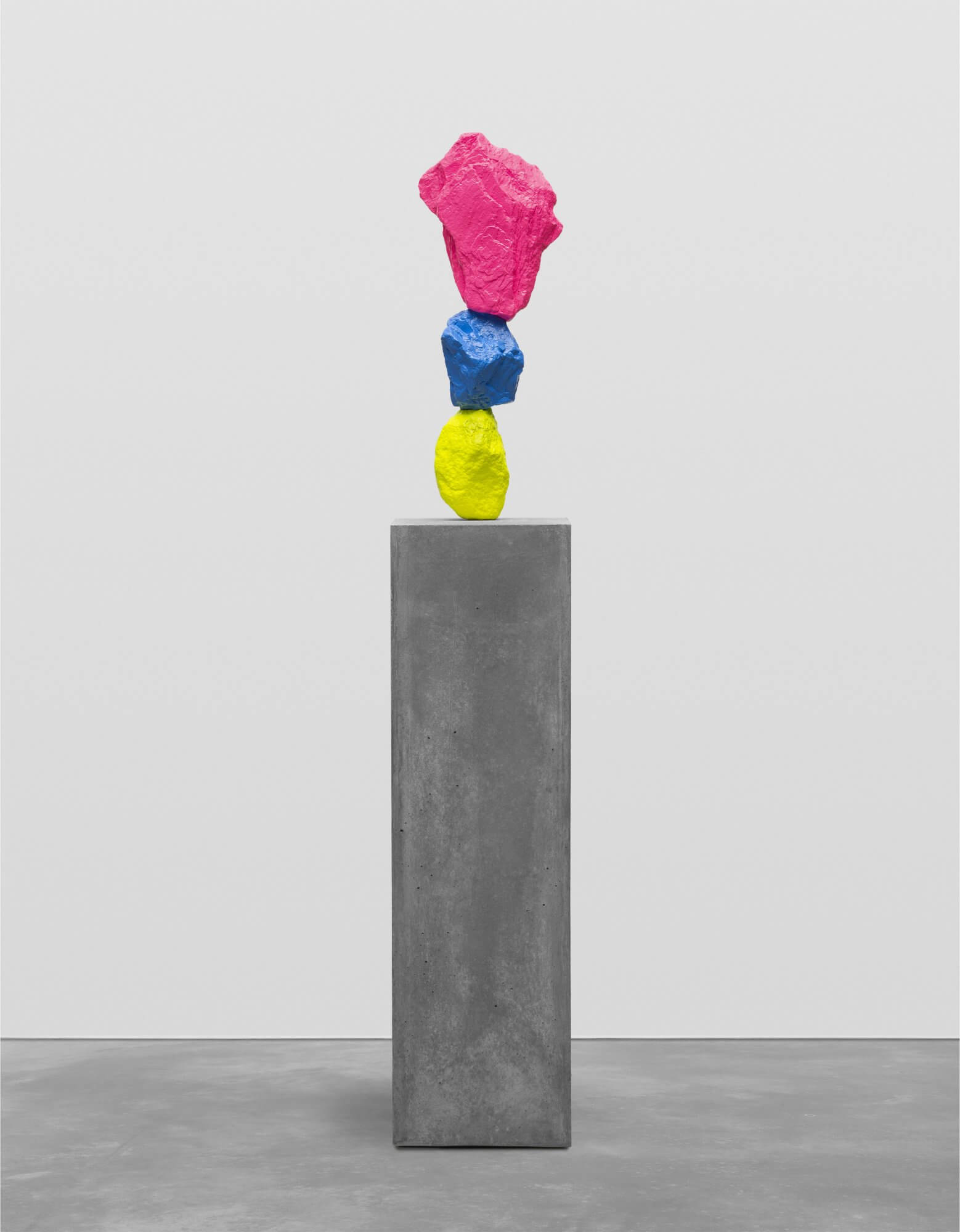 yellow blue pink mountain | UGO RONDINONE