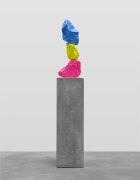 pink yellow blue mountain | UGO RONDINONE