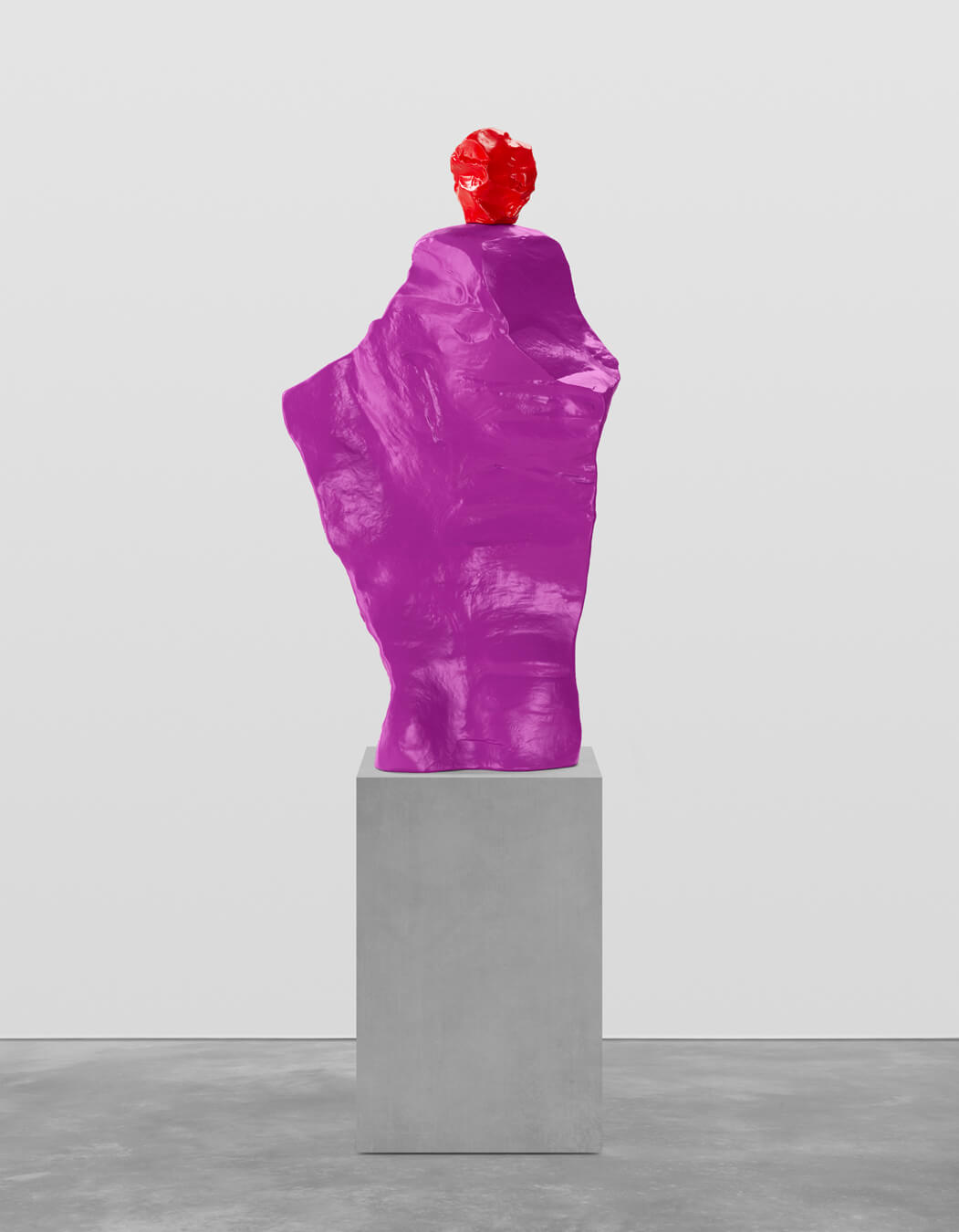 red violet monk | UGO RONDINONE