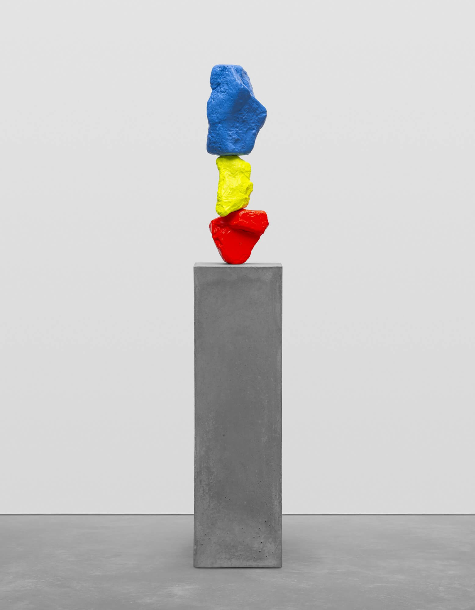 red yellow blue mountain | UGO RONDINONE
