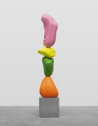 orange green yellow pink mountain | UGO RONDINONE