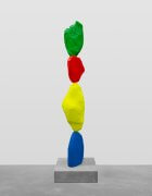 blue yellow red green mountain | UGO RONDINONE