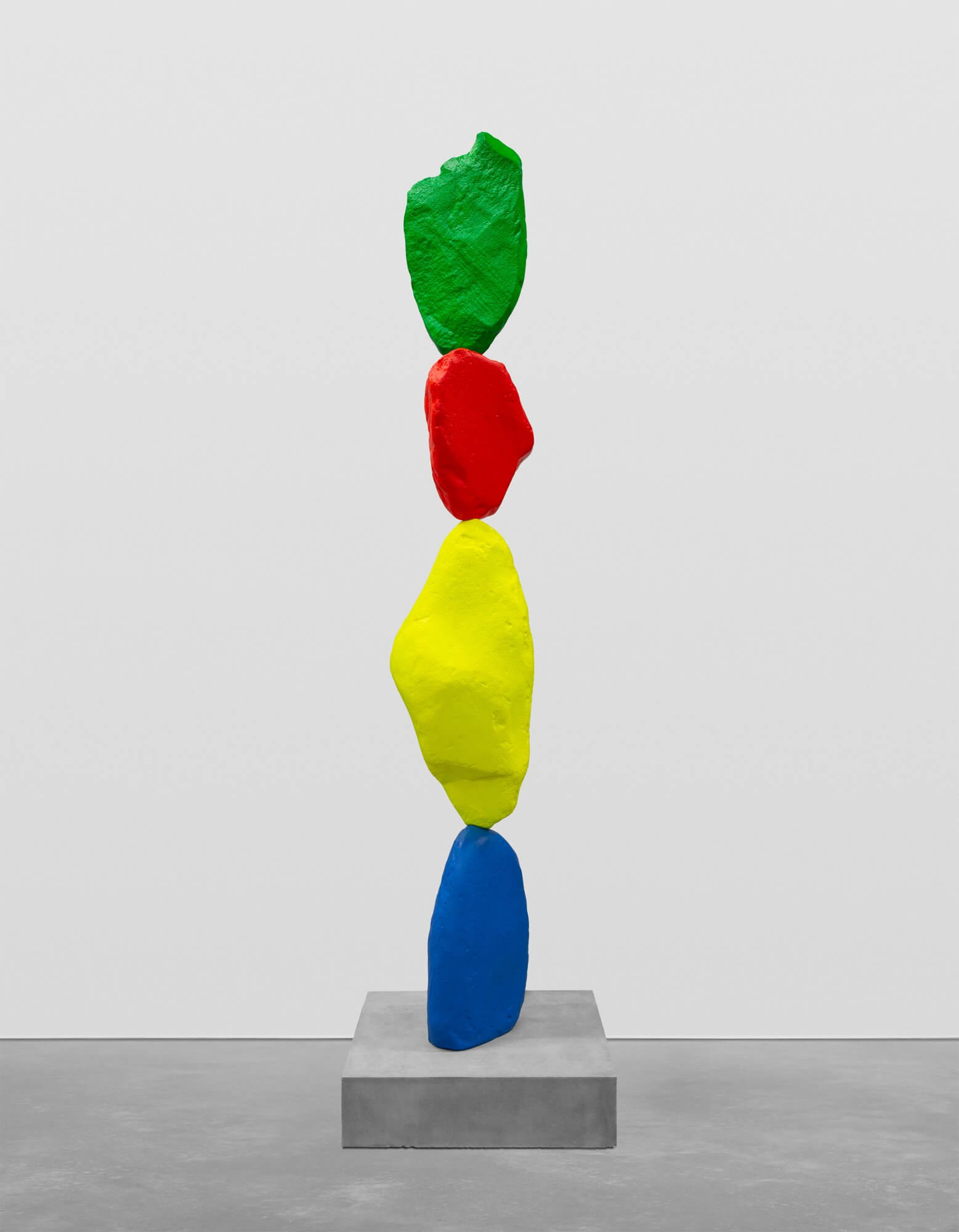 blue yellow red green mountain | UGO RONDINONE