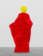 yellow red monk | UGO RONDINONE