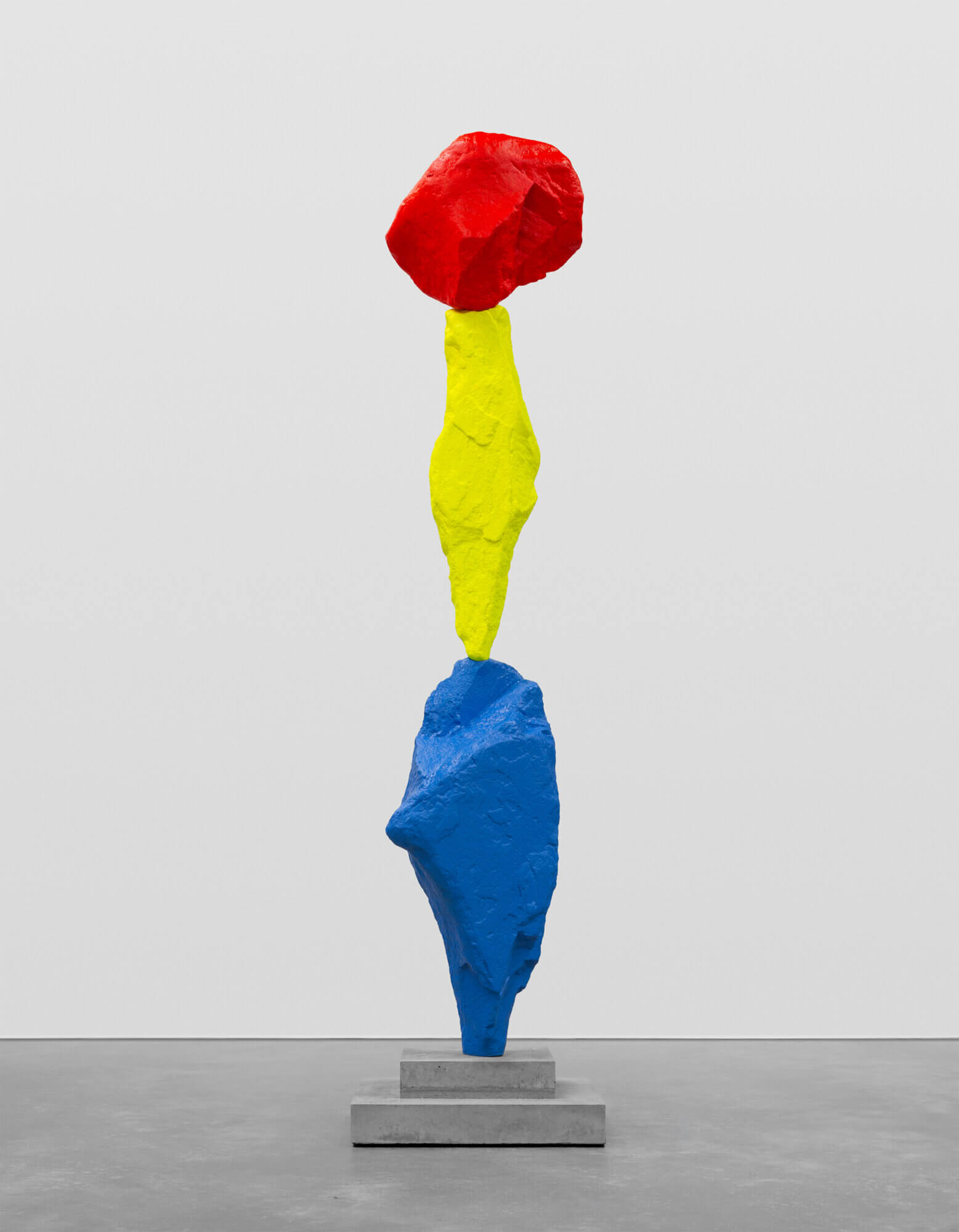 blue yellow red mountain | UGO RONDINONE