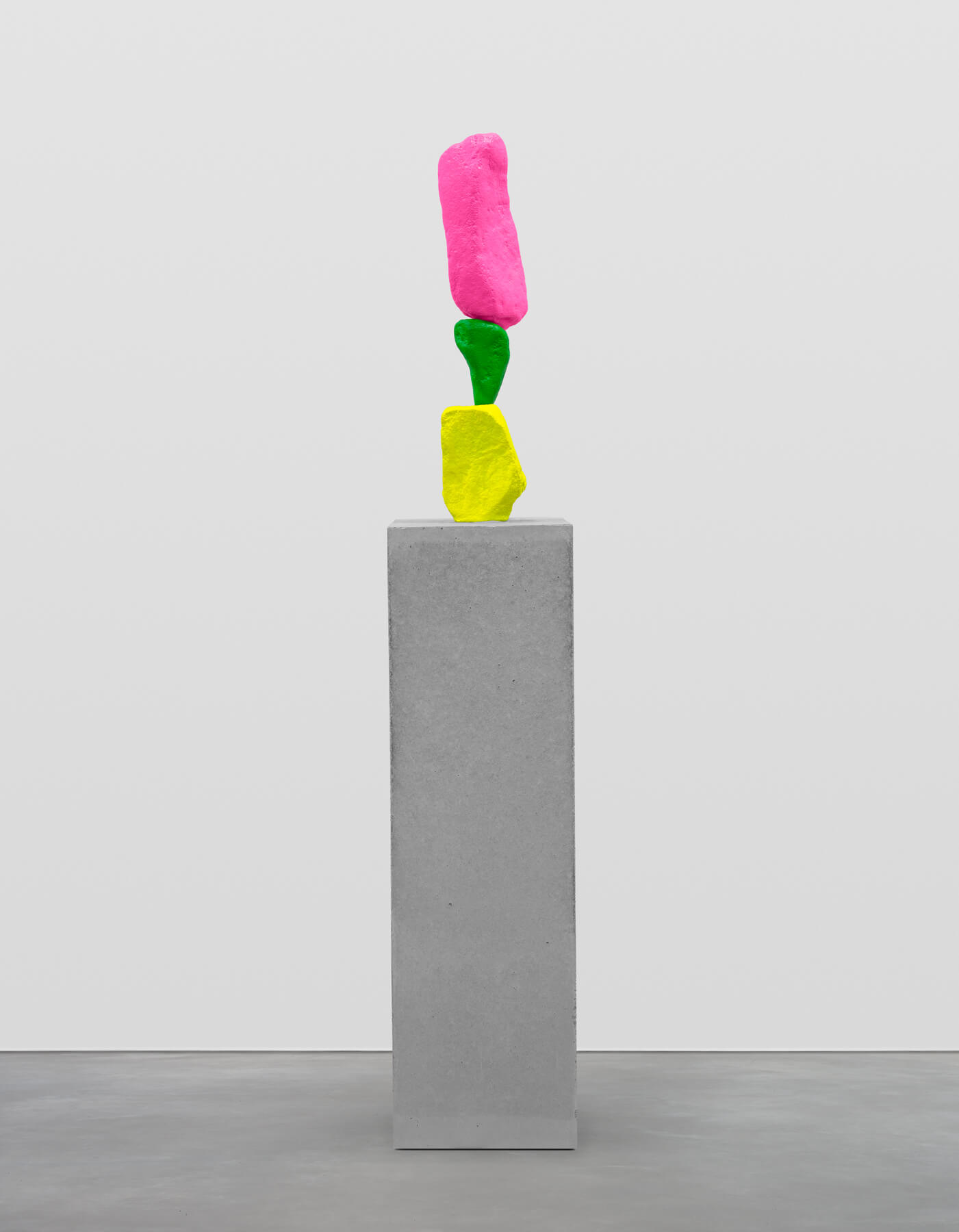 yellow green pink mountain | UGO RONDINONE