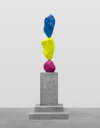 violet yellow blue mountain | UGO RONDINONE