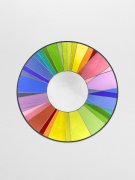 rainbow clock | UGO RONDINONE