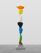 brown green blue black white yellow orange mountain | UGO RONDINONE