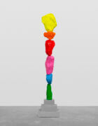 green blue pink red orange yellow mountain | UGO RONDINONE